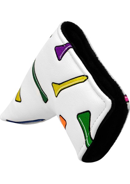 Universal Golf Mallet Putter Head Işlemeli Pu Şekilli 13X17CM (Yurt Dışından)