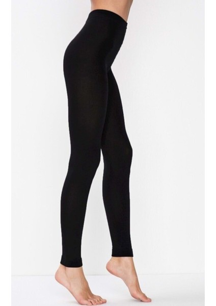 Kadın Siyah Termal Tayt