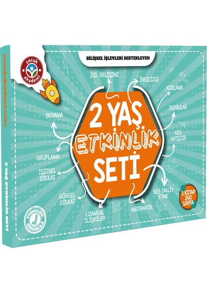 2 Yaş Dikkat ve 2 Yaş Etkinlik Seti 2 Yaş Dikkat Etkinlik - Özlem Durhat (Ciltli)