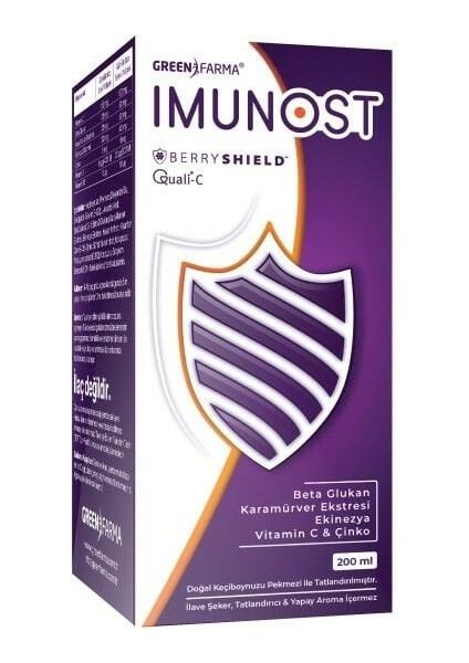 Imunost - Beta Glukan & Karamürver Şurubu 200 Ml