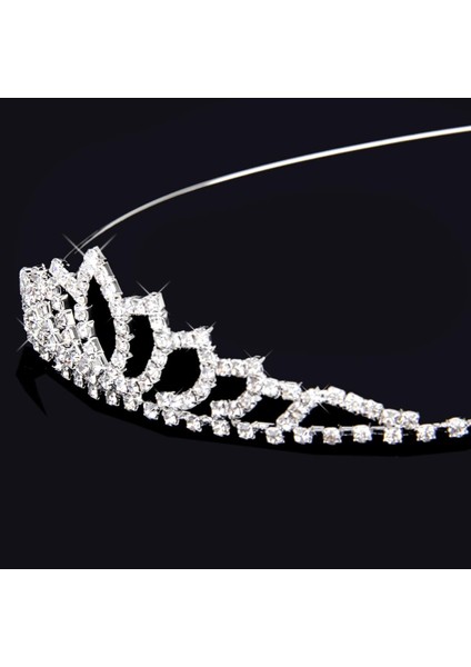 Düğün Kadın Kız Rhinestone Head Takı Crown 5 Adet (Yurt Dışından)