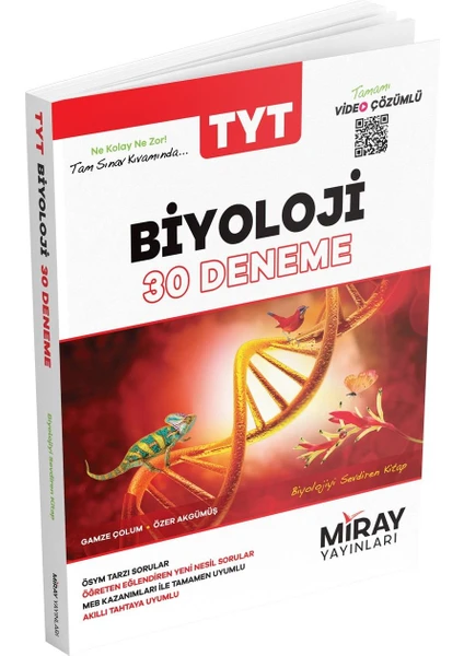 Miray Yayınları TYT Biyoloji 30 Deneme