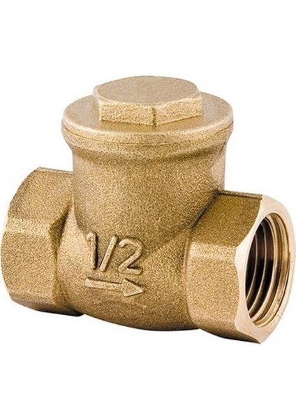 Sarı Metal Çalparalı Çekvalf 1/2
