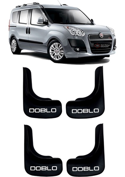 Yeni Dünya Fiat Doblo D3 2010-2018 Model 4'lü Paçalık-Çamurluk-Tozluk