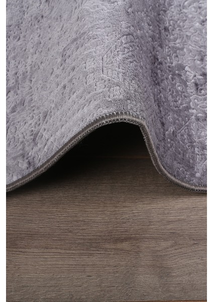 Nova Antrasit Leke Tutmaz Yıkanabilir Kaymaz Halı Yumuşak Püsküllü Saçaklı Modern Yolluk fırsatları