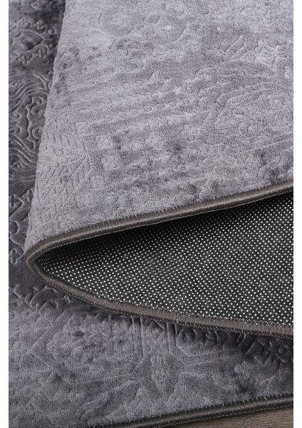 Nova Antrasit Leke Tutmaz Yıkanabilir Kaymaz Halı Yumuşak Püsküllü Saçaklı Modern Yolluk modelleri