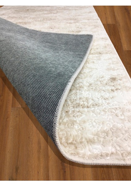 Nova Krem Yıkanabilir Kaymaz Taban Halı Dekoratif Yumuşak Kesme Yolluk modelleri