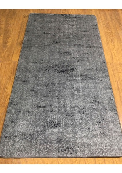 Nova Antrasit Yıkanabilir Kaymaz Taban Halı Dekoratif Yumuşak Kesme Yolluk fırsatları