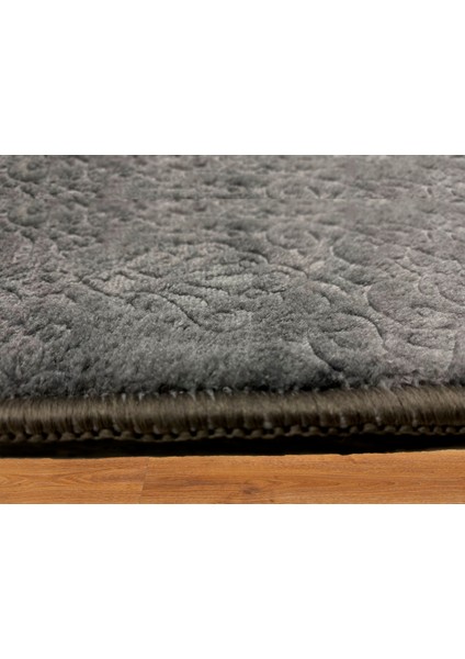 Nova Antrasit Yıkanabilir Kaymaz Taban Halı Dekoratif Yumuşak Kesme Yolluk indirimleri