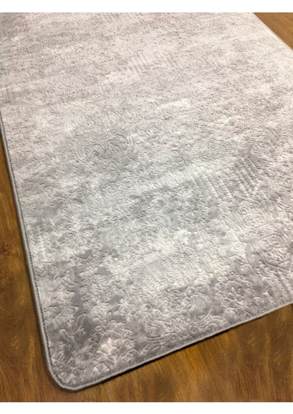 Nova Gri Yıkanabilir Kaymaz Taban Halı Dekoratif Yumuşak Kesme Yolluk fiyatları