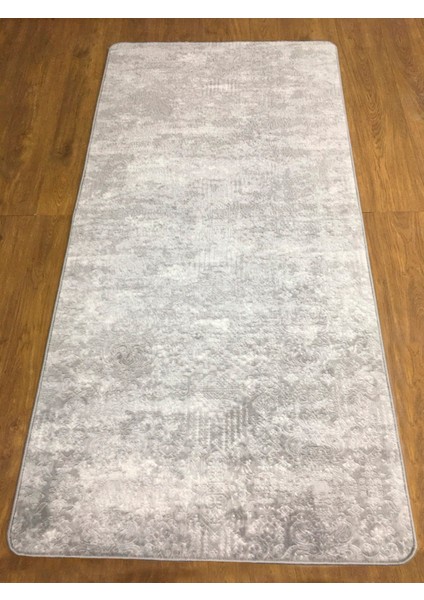 Nova Gri Yıkanabilir Kaymaz Taban Halı Dekoratif Yumuşak Kesme Yolluk fırsatları