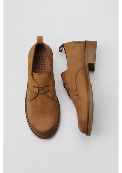 Taba Açık Nubuk Kadın Klasik Ayakkabı