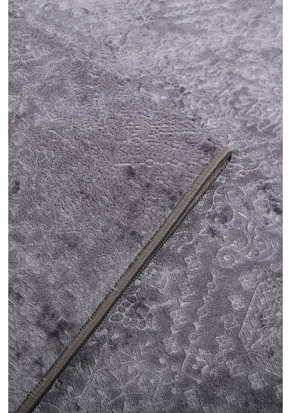 Nova Antrasit Leke Tutmaz Yıkanabilir Kaymaz Halı Yumuşak Püsküllü Saçaklı Modern Yolluk indirimleri