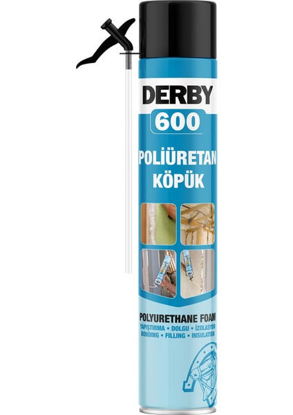 Poliüretan Köpük Sprey 600G 16 Adet