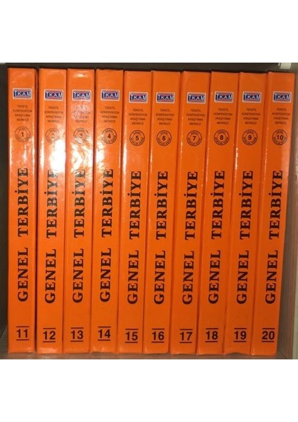 Genel Tekstil Terbiyesi Kitap Serisi, Kasar -Boya-Baskı -Apre (10 Cilt)