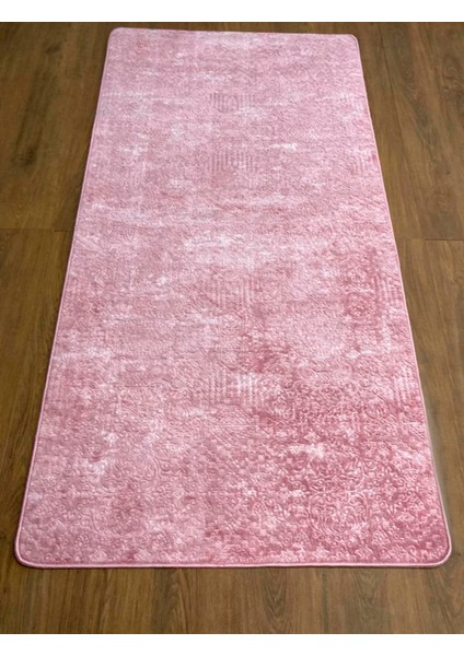 Nova Pudra Yıkanabilir Kaymaz Taban Halı Dekoratif Yumuşak Kesme Yolluk modelleri