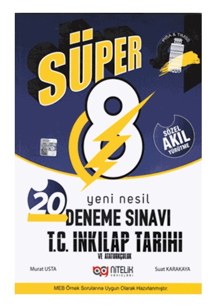 8. Sınıf LGS Süper İnkılap Tarihi 20'li Deneme