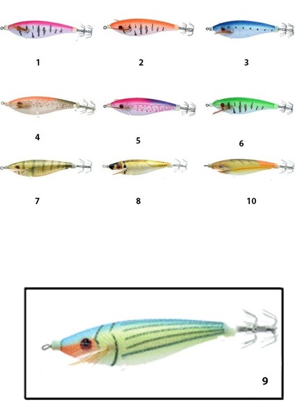 3010 Kalamar Zokası 7cm Flash Filinta Squid