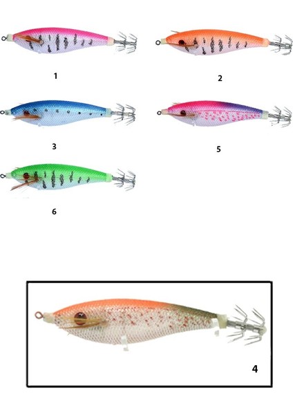 3009 Kalamar Zokası 8cm Flash Filinta Squid