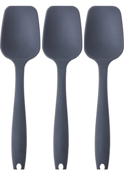 Pink Rose Bybirgül Büyük Boy Düz Silikon Spatula Set