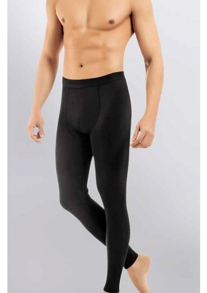 Erkek Kışlık Termal Sıcak Tutan Içlik Tayt Siyah