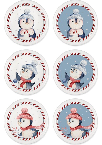 Penguin Çerezlik 6 Parça 10 cm