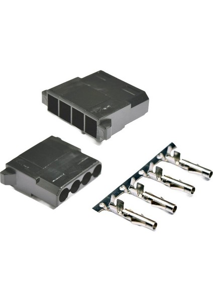 3.5 Ide 4 Pin Dişi Power Konnektör Seti (Molex) (5.08 Mm)