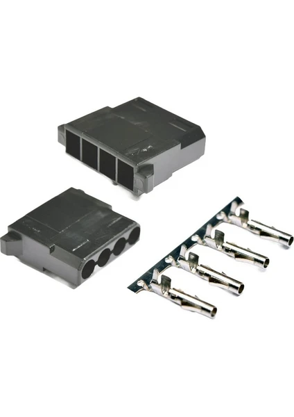 Detay Kablo 3.5 Ide 4 Pin Dişi Power Konnektör Seti (Molex) (5.08 Mm)