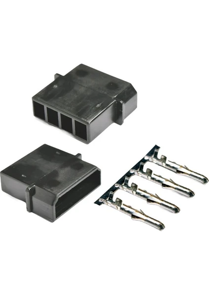 Detay Kablo 3.5 Ide 4 Pin Erkek Power Konnektör Seti (Molex) (5.08 Mm)