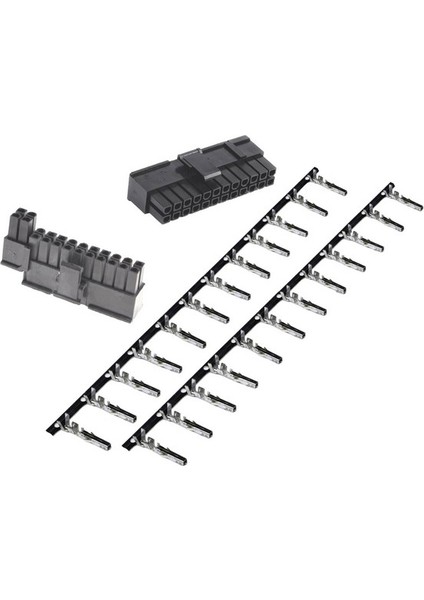 Atx 24 Pin Dişi (20+4 Pin) Power Konnektör Seti (4.20 Mm)