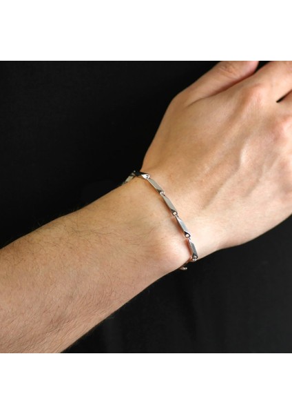 Silver Renk 317L Çelik Singapur Bileklik fiyatları