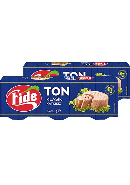 Ton Klasik 3 x 80 gr x 2 Adet