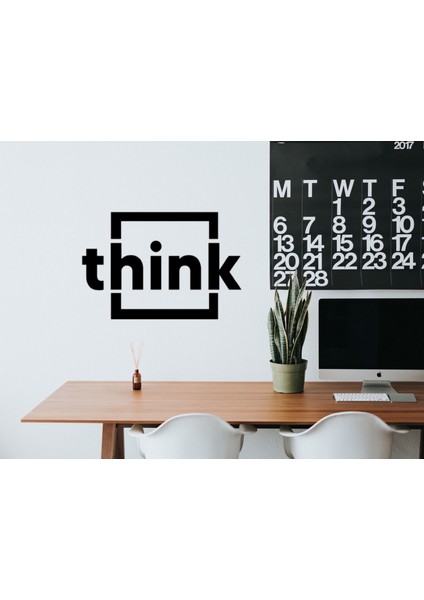 Think Duvar Yazısı Duvar Sticker, Ev Dekorasyonu,ofis Sticker, Oturma Odası Sticker, Salon Sticker indirimleri