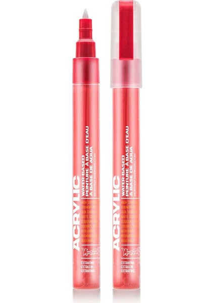 Akrilik Markör Extra İnce Uç 0,7 mm Shock Red S3000