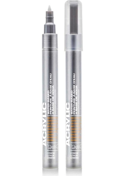 Akrilik Markör Extra İnce Uç 0,7 mm Silver Matt M1100