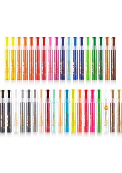 Akrilik Markör İnce Uç 2 mm Shock Red S3000 fiyatları