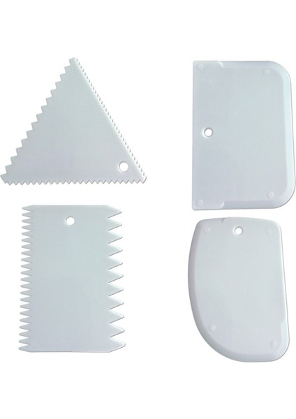 Agn Store4'lü Hamur Kazıyıcı Set