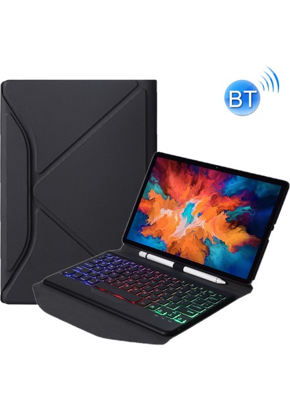 ZH Store Lenovo Pad Pro 11.5 Inç 2021 TB-J716F Için Klavye + Kılıf Siyah (Yurt Dışından)