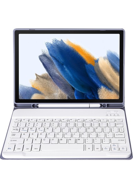 Samsung Galaxy Tab A8 10.5 2021 Için Klavye+Kılıf Mor (Yurt Dışından) modelleri