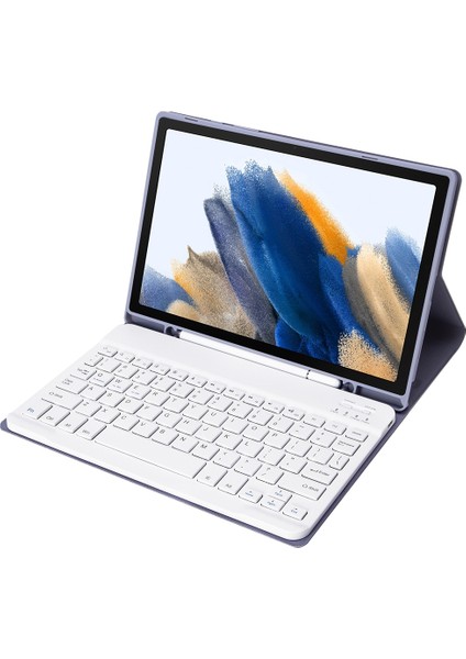 Samsung Galaxy Tab A8 10.5 2021 Için Klavye+Kılıf Mor (Yurt Dışından) fırsatları