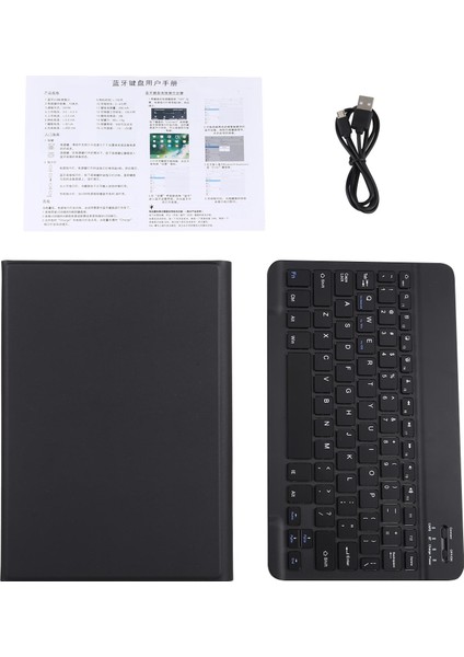 ZH Store Lenovo M10 Fhd Rel TB-X605FC/LC Için Bluetooth Klavye Kılıfı Siyah (Yurt Dışından)