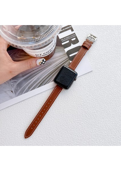 Deri Kayış Için I Watch 7 41MM/40MM/38MM (Yurt Dışından)