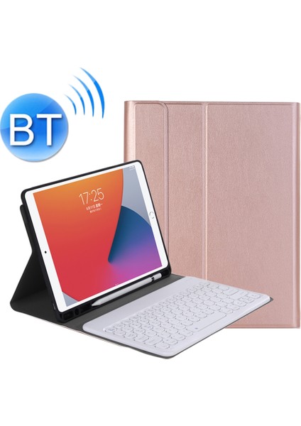 Samsung Galaxy Tab S7 T870/T875 11 Inç 2020 Için Bluetooth Klavye Kılıfı Altın Gül (Yurt Dışından)