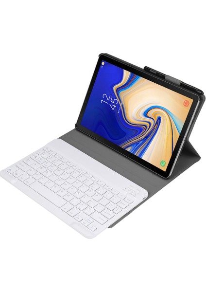 ZH Store Galaxy Tab S4 10.5 T830/T835 Için Bluetooth Klavye Deri Kılıf Altın (Yurt Dışından)