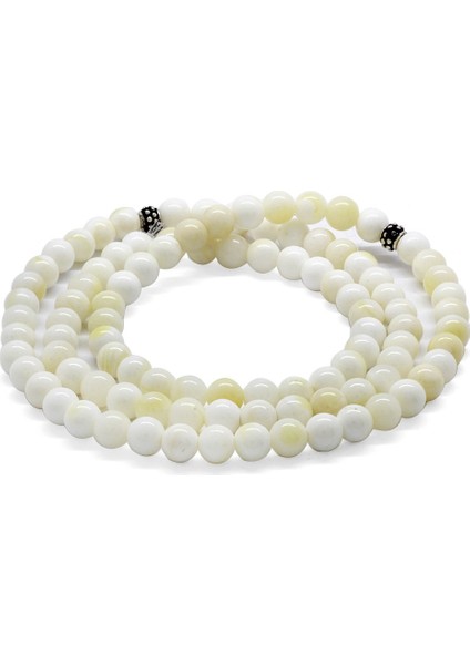 Hem Bileklik - Hem Kolye - Hem Tesbih 99LU Sedef Doğaltaş Aksesuar modelleri
