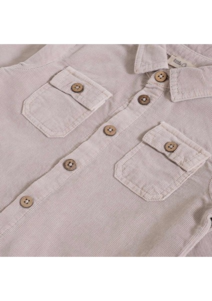 Kaktüs Cepli Gömlek Bej modelleri