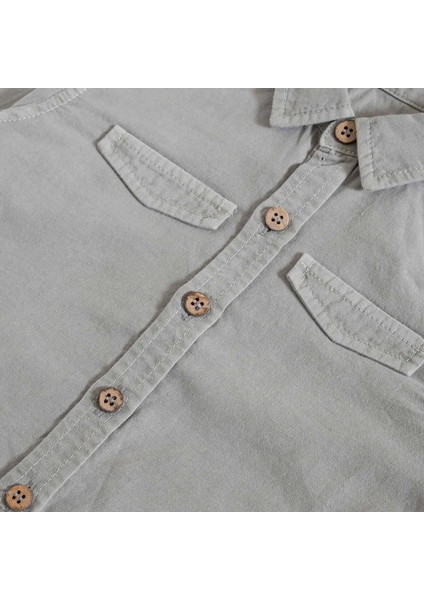 Kaktüs Cepli Gömlek Yeşil modelleri