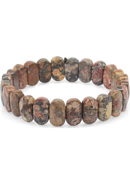 Renkli Jasper Doğal Taş Rolex Erkek Bileklik modelleri