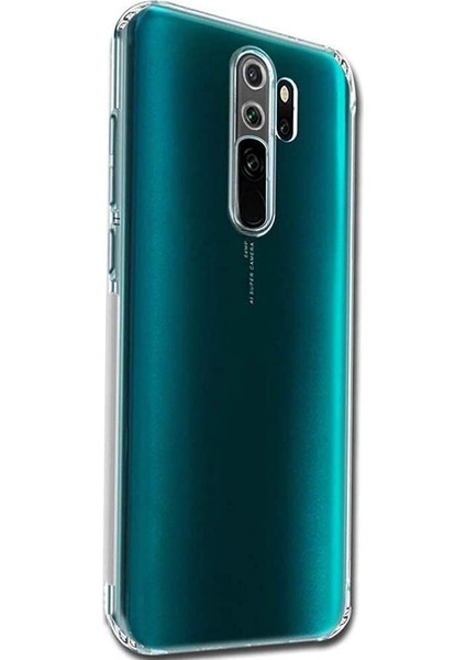 Xiaomi Redmi Note 8 Pro Kılıfı, Kamera Korumalı Redmi Note 8 Pro Şeffaf Kılıf