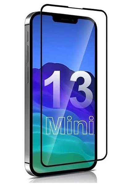 iPhone 13 Mini Ekran Koruyucu 5d iPhone 13 Mini 5.4'' Tam Kaplayan Ekran Koruyucu